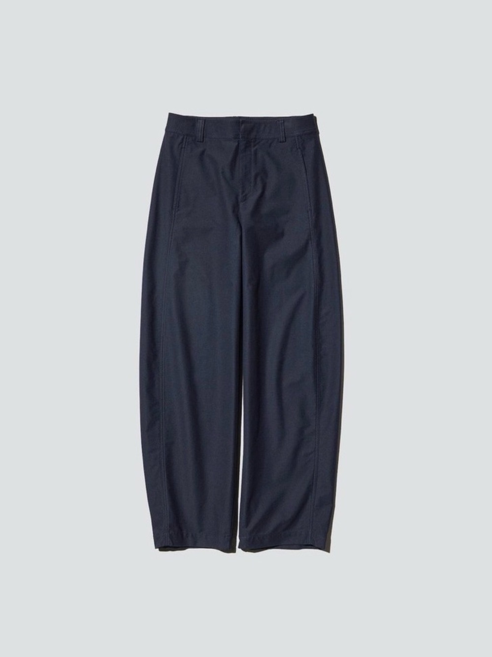 Uniqlo Women's Navy Wide-Leg Chinos